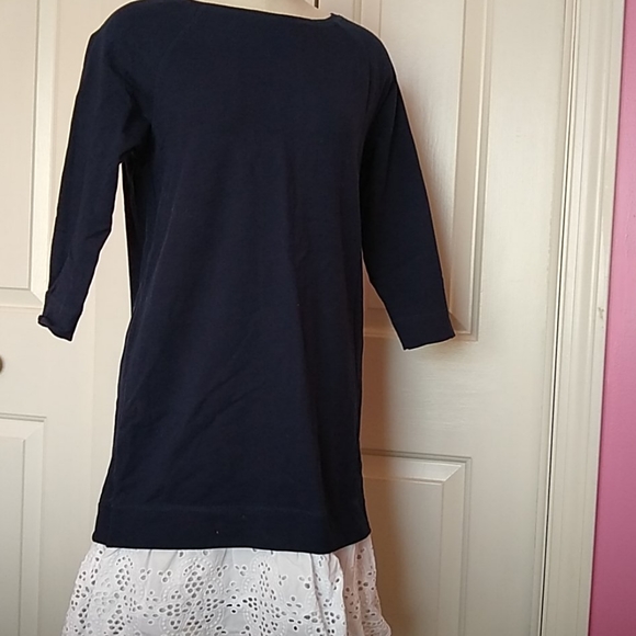 Navy Lace Dress - Picture 2 of 3